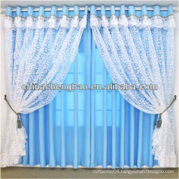 soft lace sheer curtains Jacquard style/ fashion lace curtain